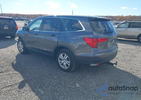 2016 Honda Pilot Lx from USA, damaged, VIN 5FNYF6H19GB049341
